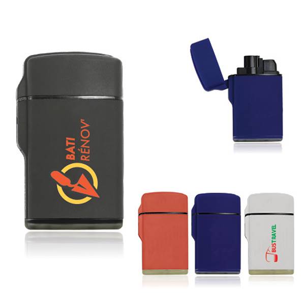 Briquet publicitaire personnalisé tempête, impression quadri 1 face , à partir de 100 unités