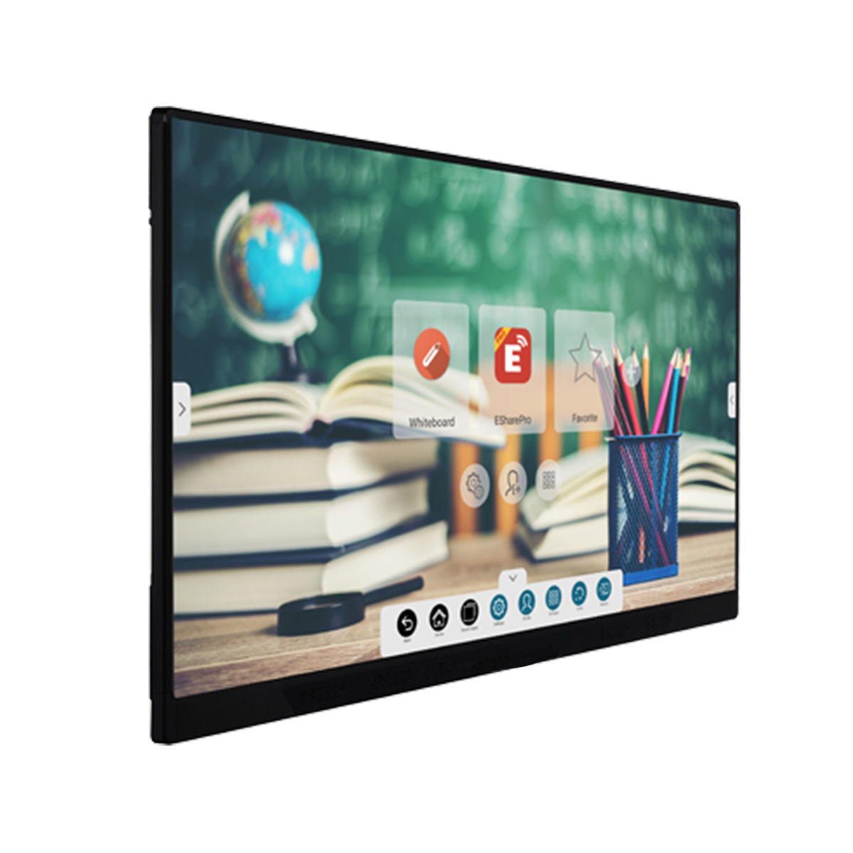 Ecran mural tactile 65 pouces UHD 4K , couleurs 16.7 millions, HDMI, USB , RJ45