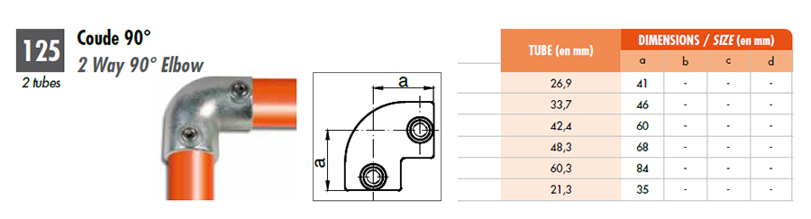 raccord tubulaire pour structure tubulaire