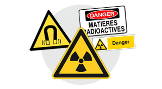 Panneau radioactif