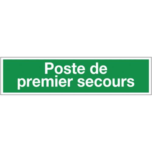 Panneau de sécurité poste premiers secours , prix degressif