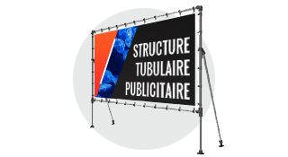 Cadre d'Affichage Mural - Bache Tendue - Fitclamp